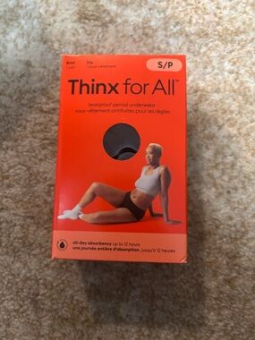 Thinx for All Leakproof Period Underwear - Bright Orange Packaging
